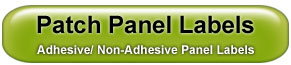 Patch Panel Labels- Adhesive and Non-Adhesive